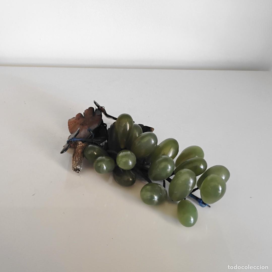 Antig&uuml;edades: RACIMO DE UVAS DECORATIVOS - ONIX / JADE - Foto 4