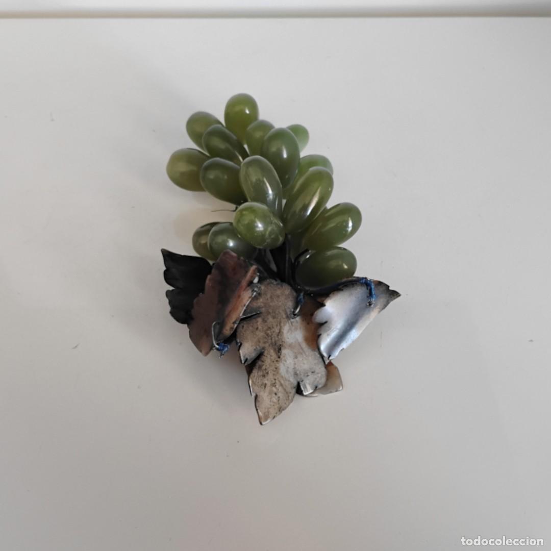 Antig&uuml;edades: RACIMO DE UVAS DECORATIVOS - ONIX / JADE - Foto 6