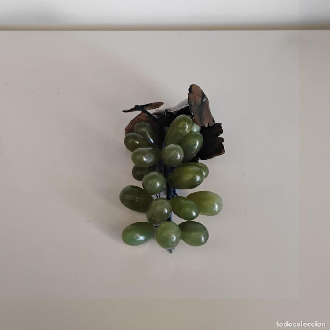 Antig&uuml;edades: RACIMO DE UVAS DECORATIVOS - ONIX / JADE - Foto 7