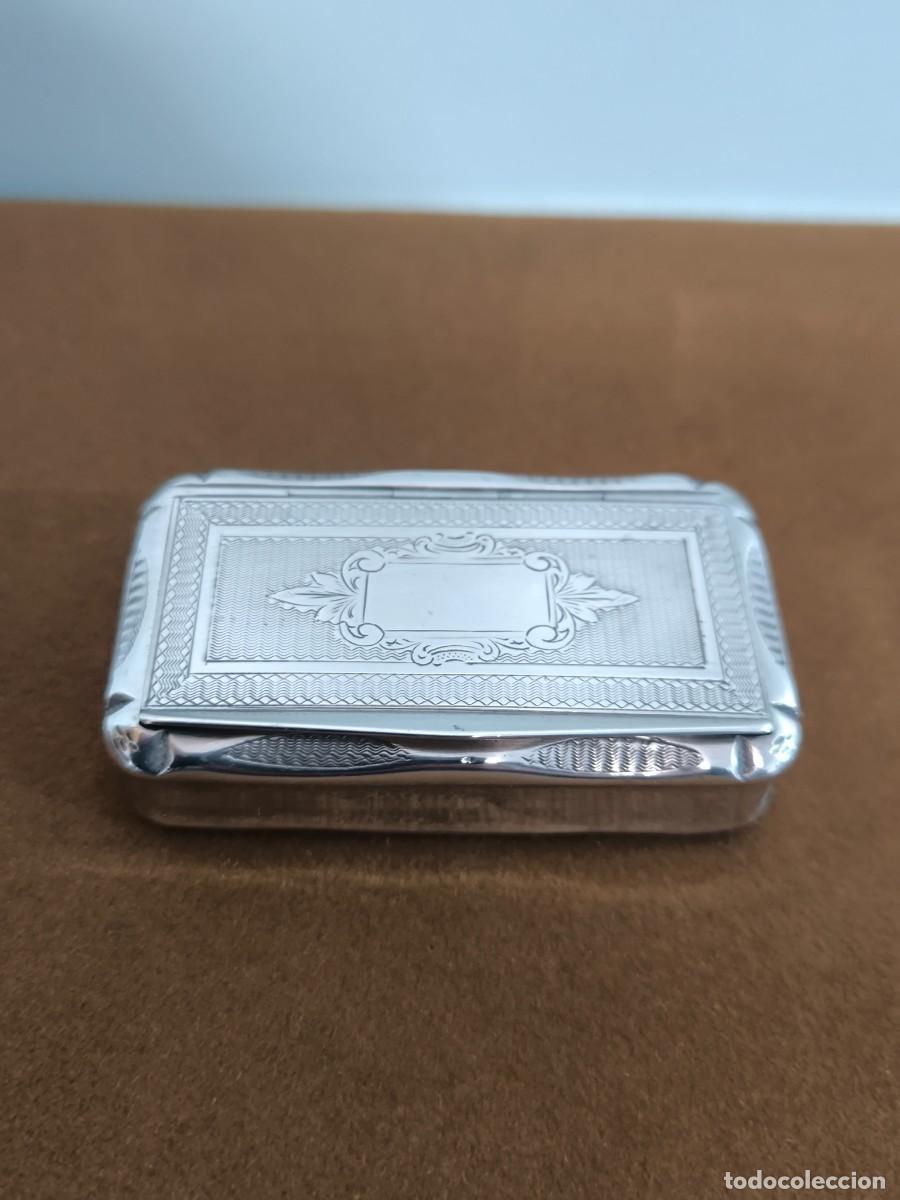 Antig&uuml;edades: CAJA DE RAPE FRANCESA EN PLATA - Foto 2