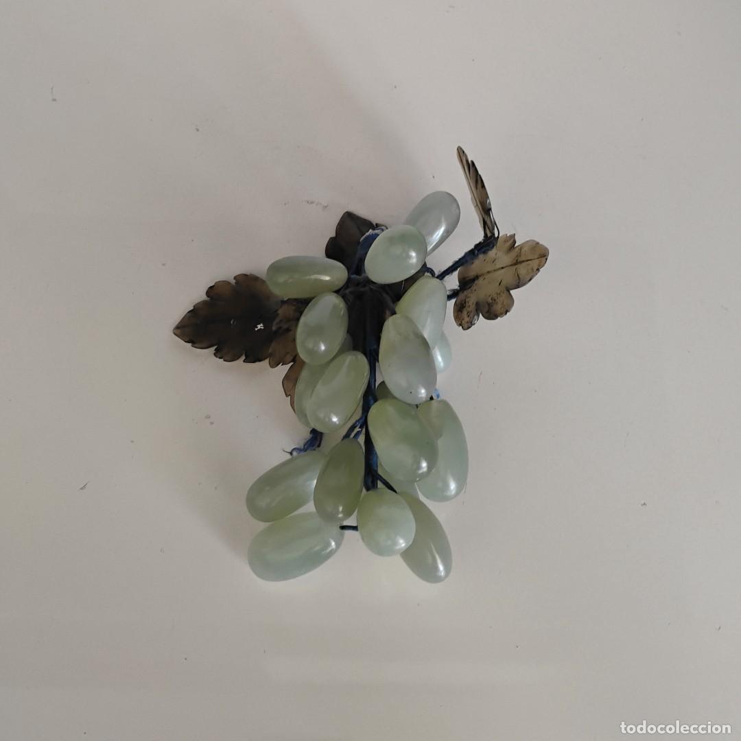 Antig&uuml;edades: RACIMO DE UVAS DECORATIVO - ONIX Y JADE - Foto 4