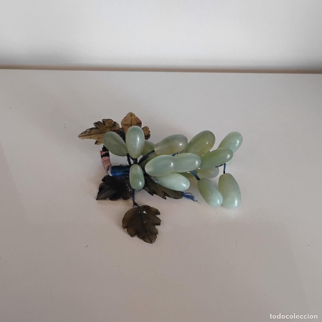 Antig&uuml;edades: RACIMO DE UVAS DECORATIVO - ONIX Y JADE - Foto 5
