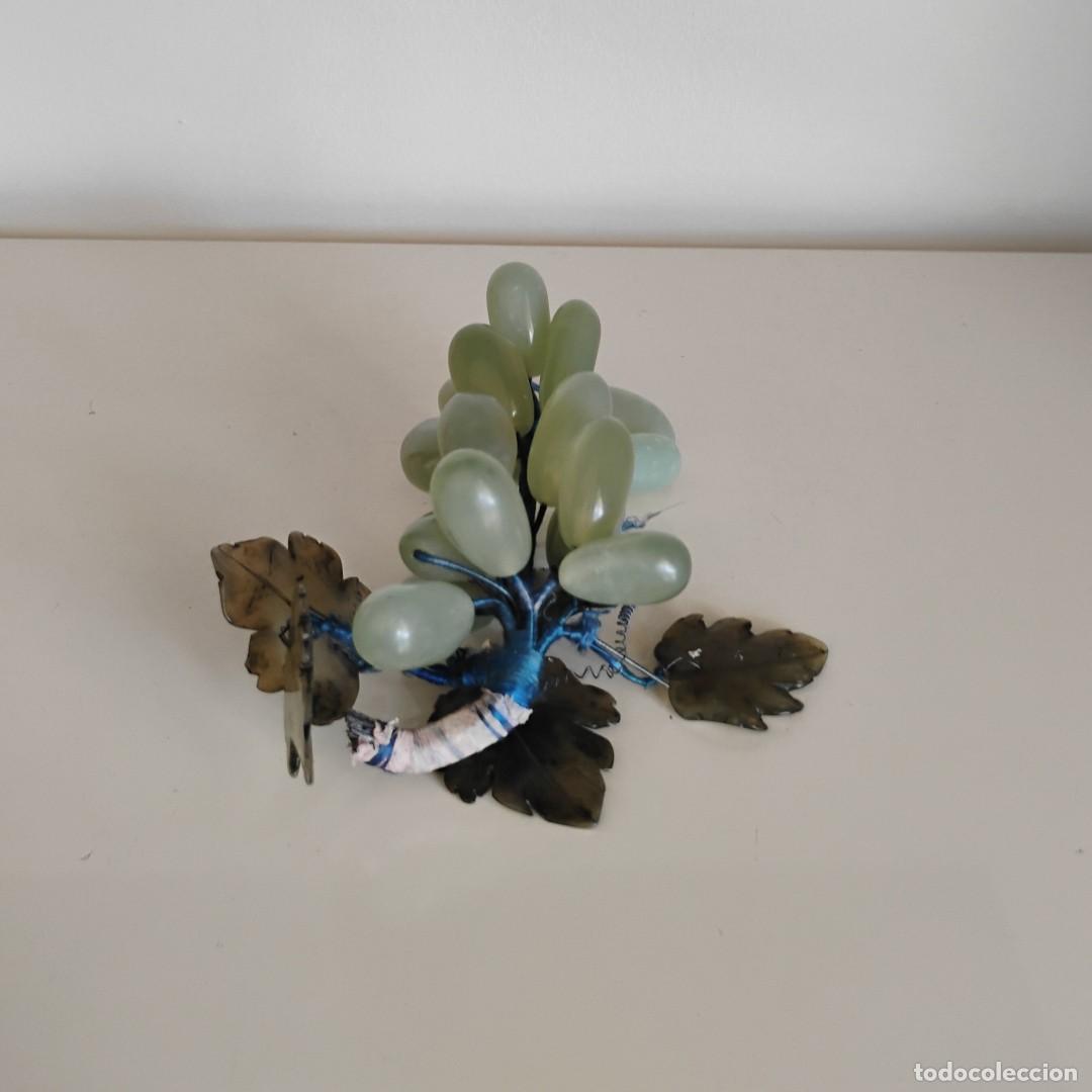 Antig&uuml;edades: RACIMO DE UVAS DECORATIVO - ONIX Y JADE - Foto 6