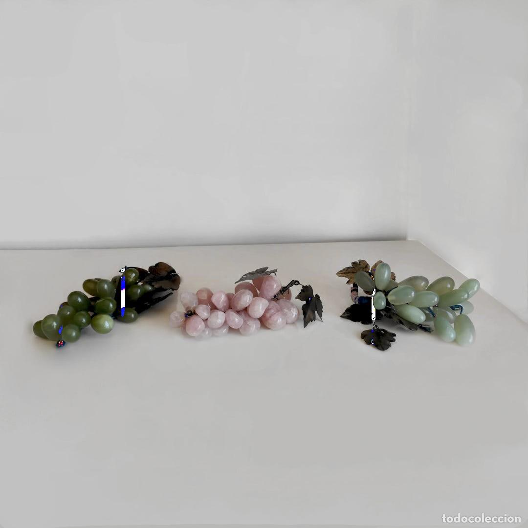 Antig&uuml;edades: RACIMO DE UVAS DECORATIVO - ONIX Y JADE - Foto 7