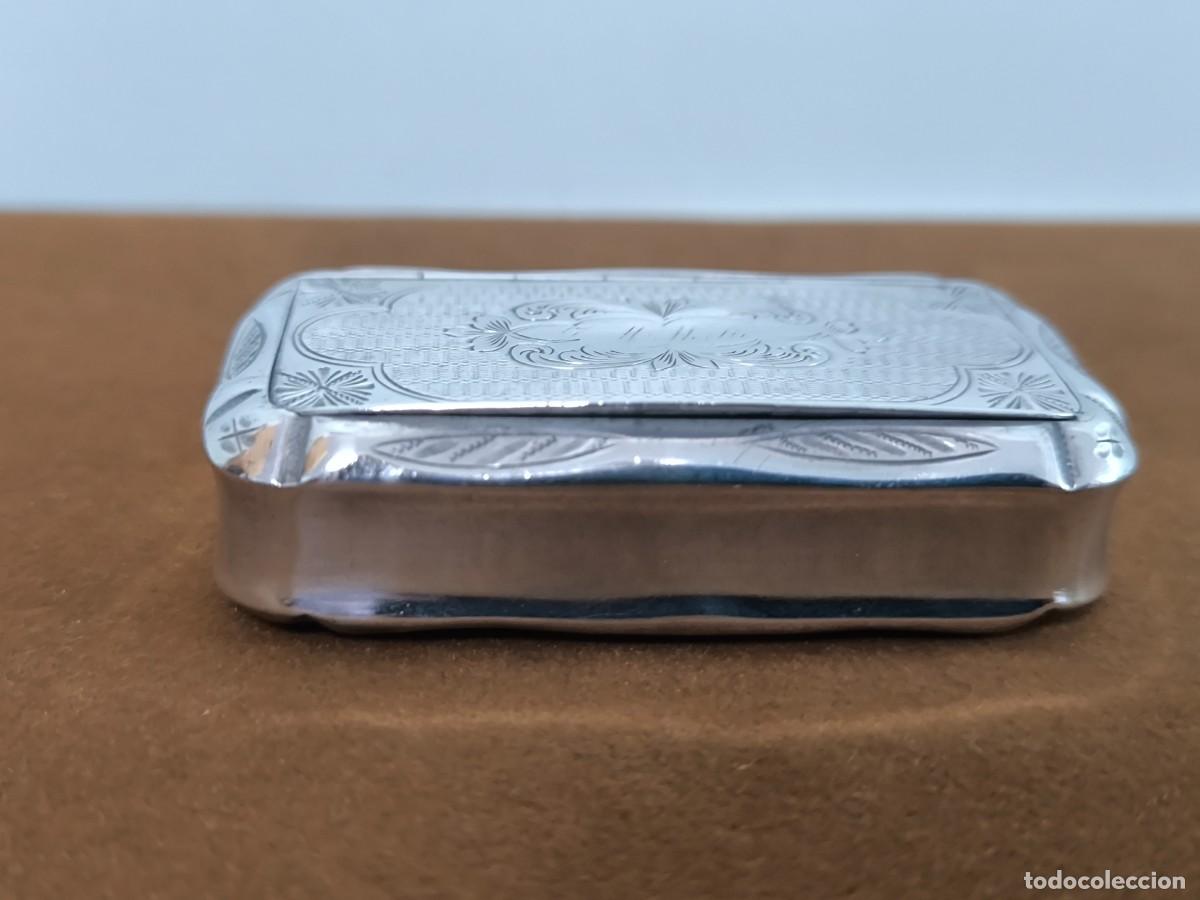 Antig&uuml;edades: CAJA DE RAPE FRANCESA EN PLATA - Foto 3