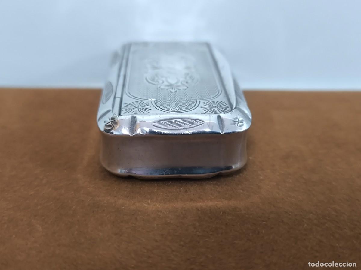 Antig&uuml;edades: CAJA DE RAPE FRANCESA EN PLATA - Foto 4