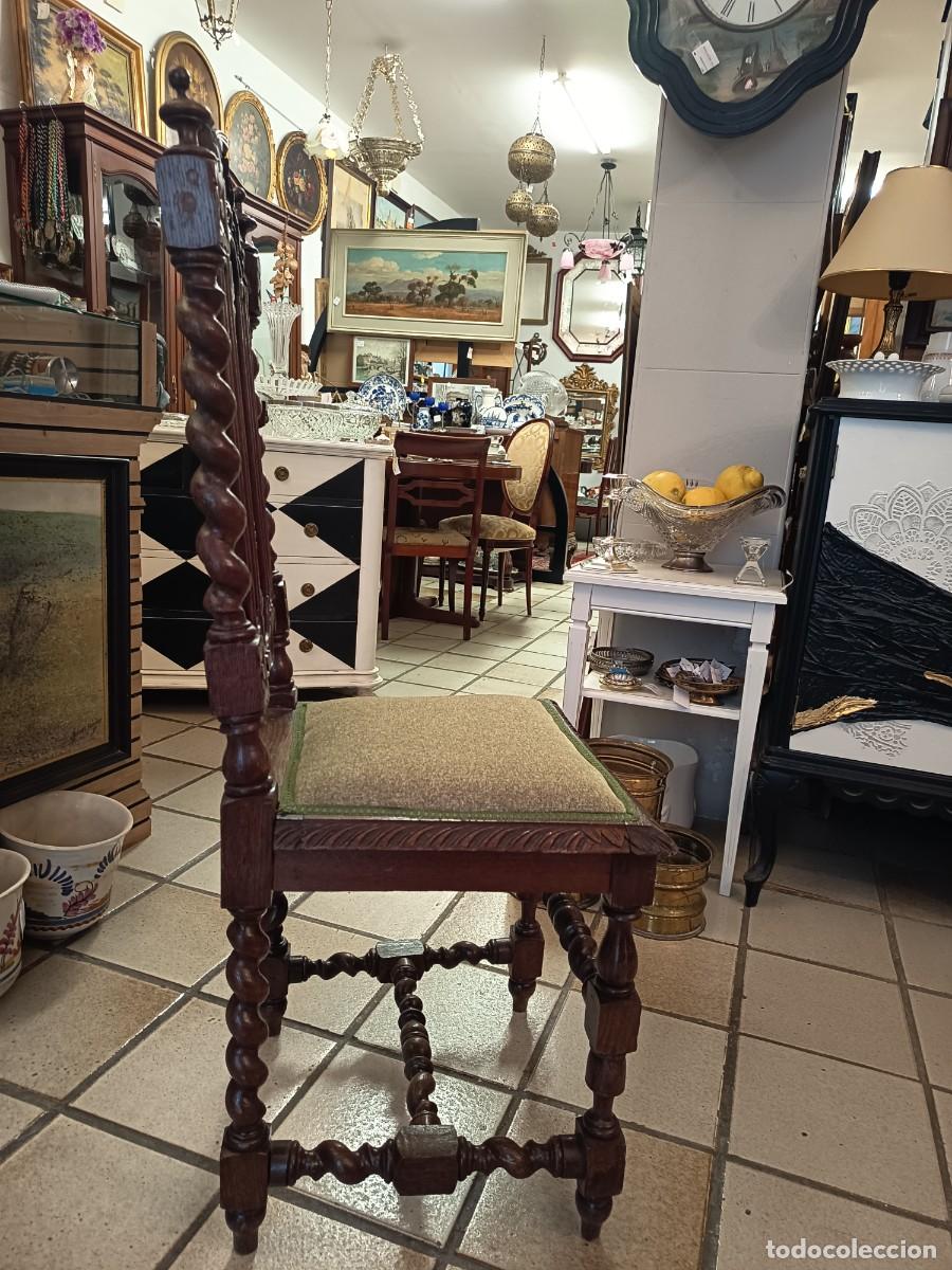 Antig&uuml;edades: Silla antigua de roble - Foto 10