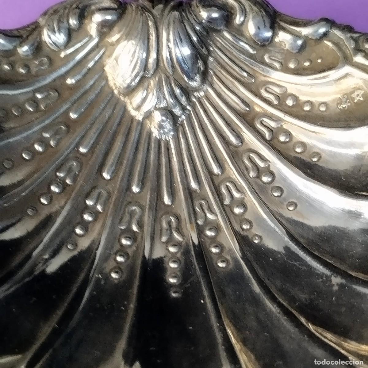 Antig&uuml;edades: CONCHA BARROCA DE PLATA - Foto 3