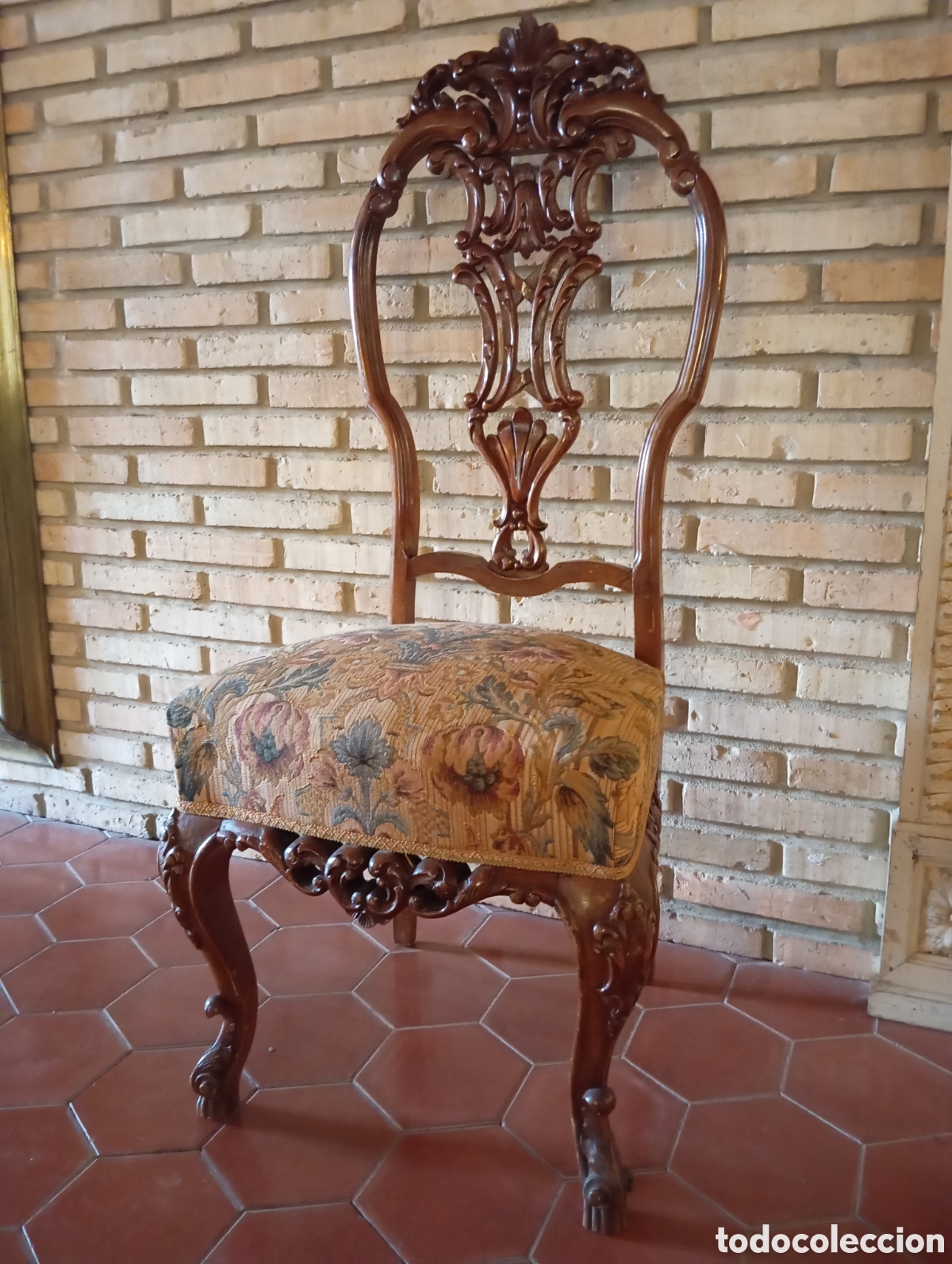 Antig&uuml;edades: Comedor siglo XIX. Mesa y sillas - Foto 3
