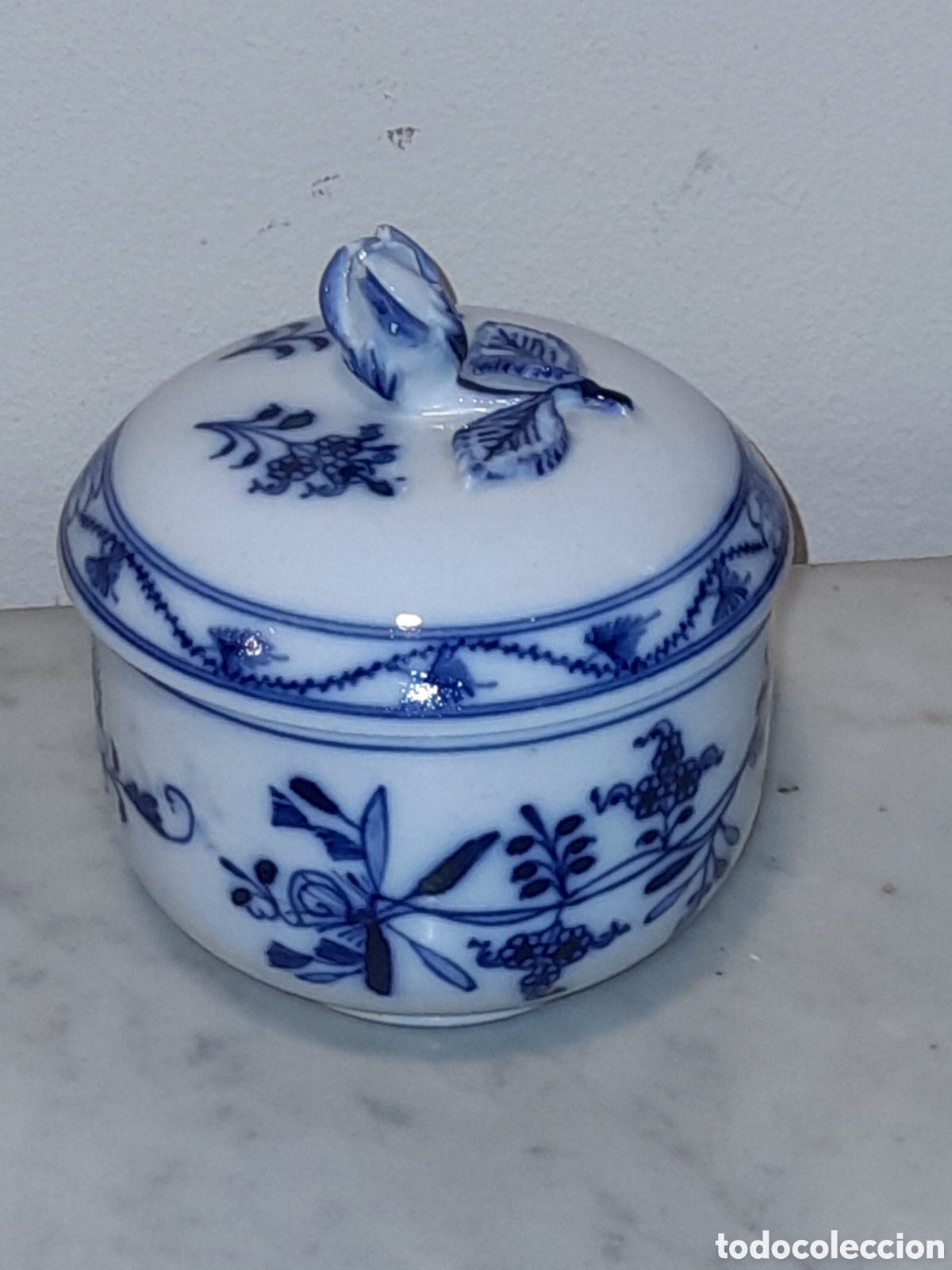 Antiquit&eacute;s: Azucarero porcelana Meissen