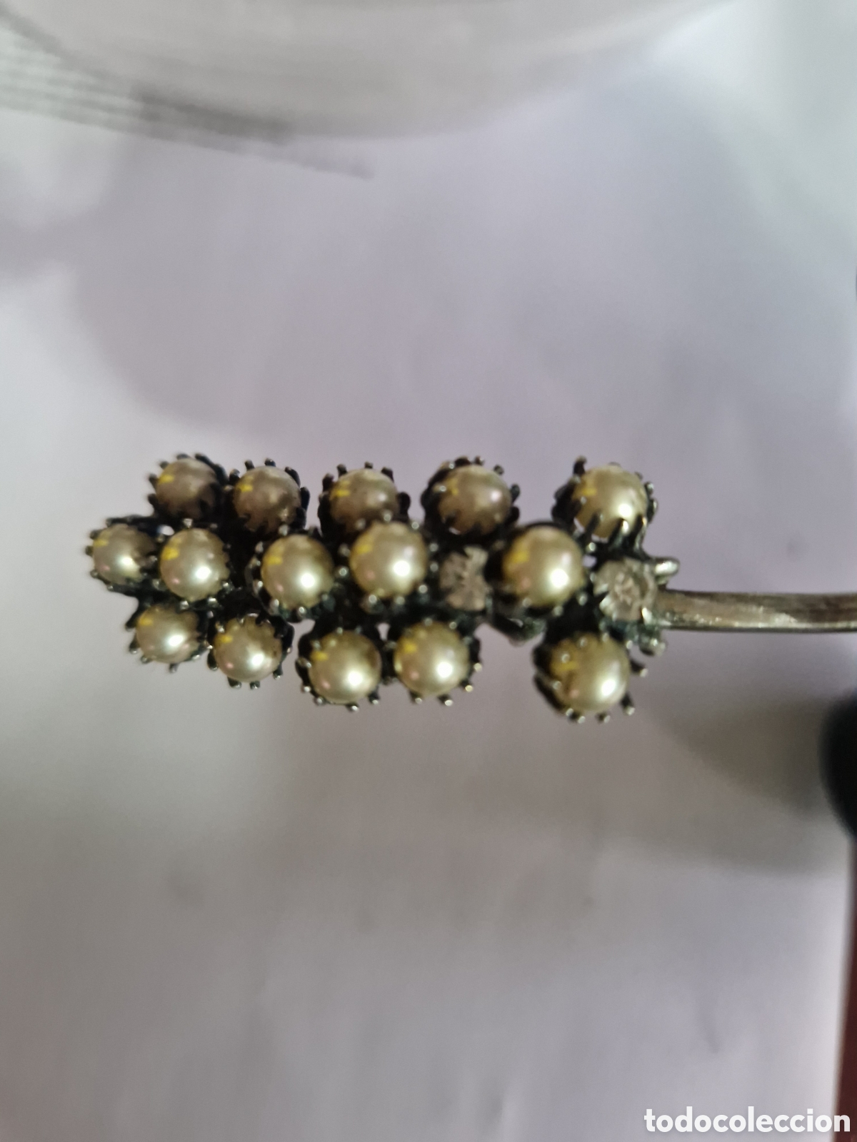 Antig&uuml;edades: Broche antiguo de plata - Foto 2