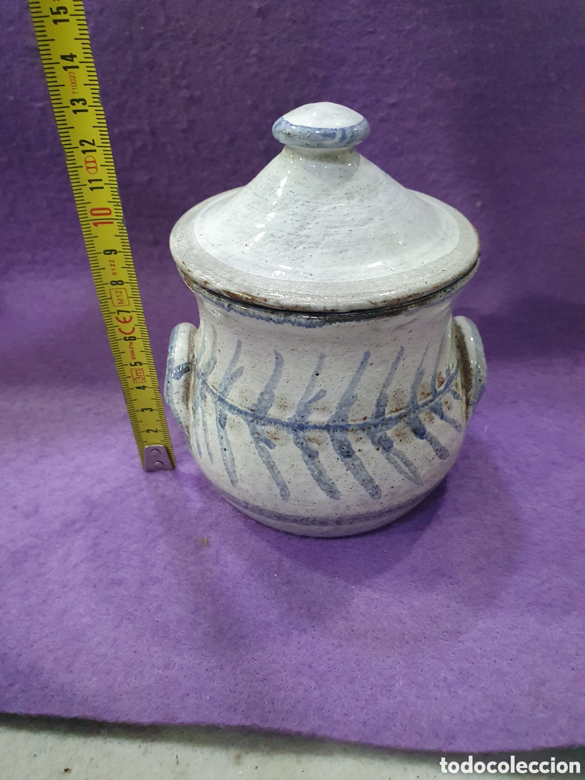 Antig&uuml;edades: Recipiente de barro. (L98) - Foto 2