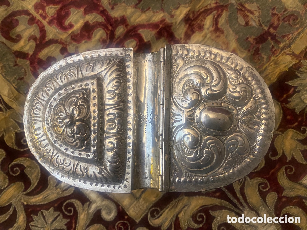 Antig&uuml;edades: Naveta de plata. Siglo XVII. - Foto 2