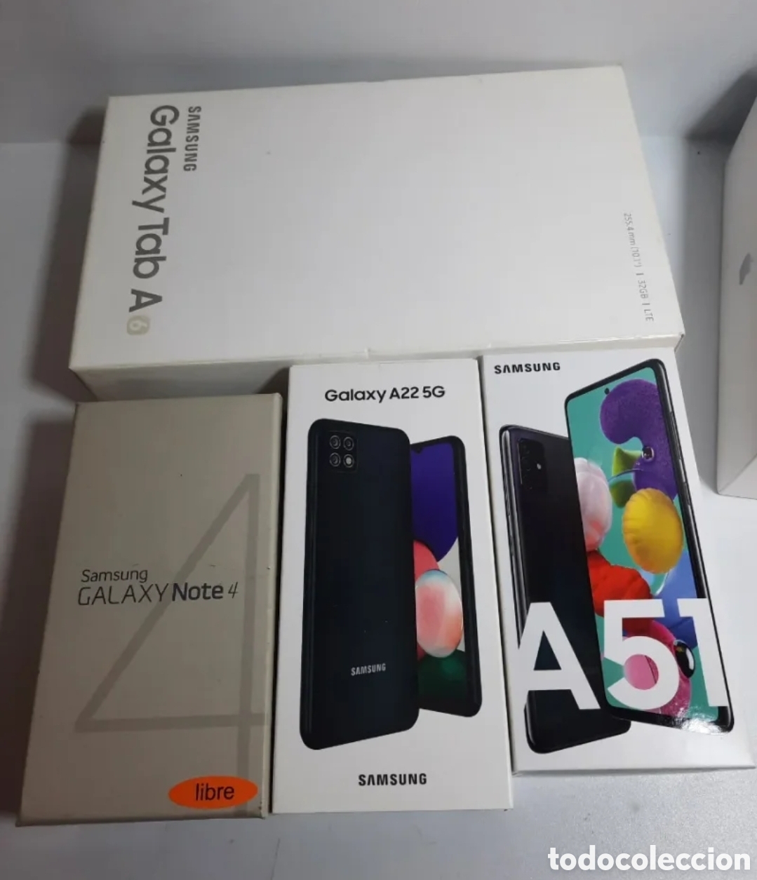Antig&uuml;edades: Lote 8 Cajas Samsung y Apple - Foto 2