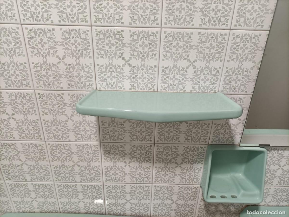 Antig&uuml;edades: Lavabo complet ROCA LORENTINA VERD - Foto 6