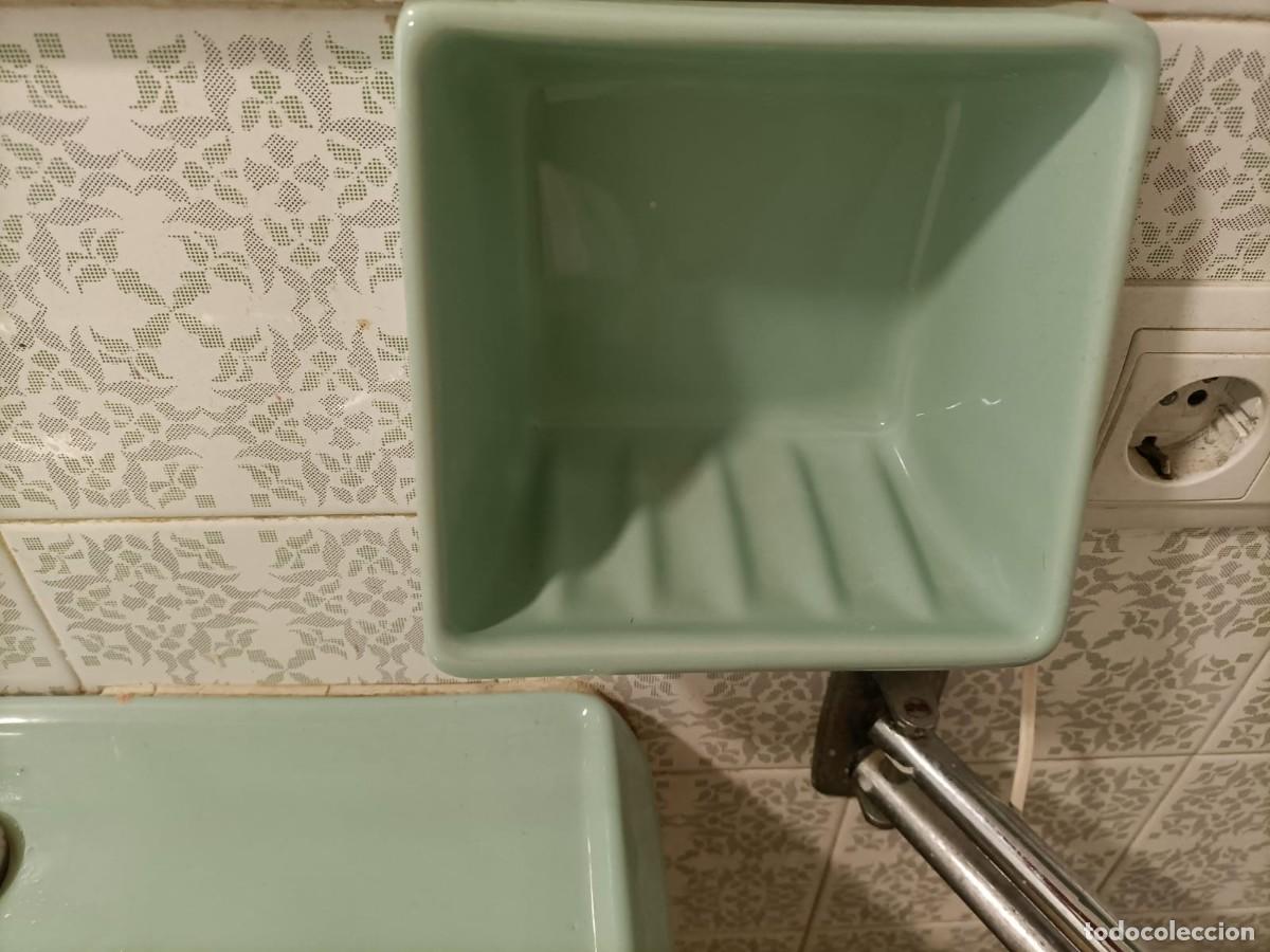 Antig&uuml;edades: Lavabo complet ROCA LORENTINA VERD - Foto 9