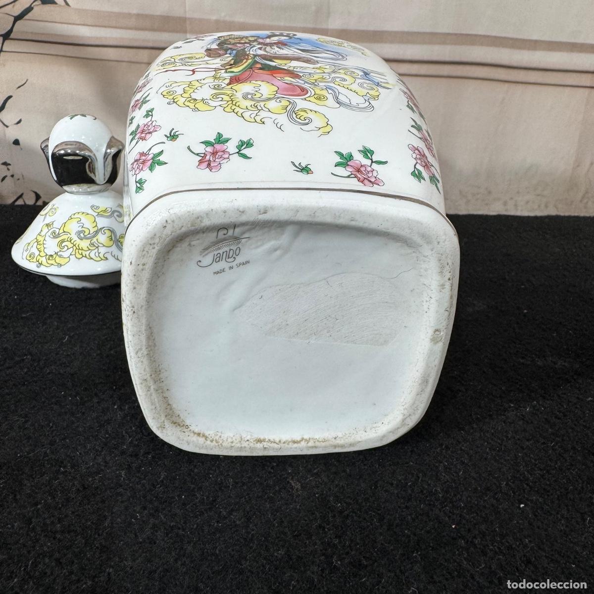 Antig&uuml;edades: Jarr&oacute;n de Porcelana Estilo Oriental - Foto 7