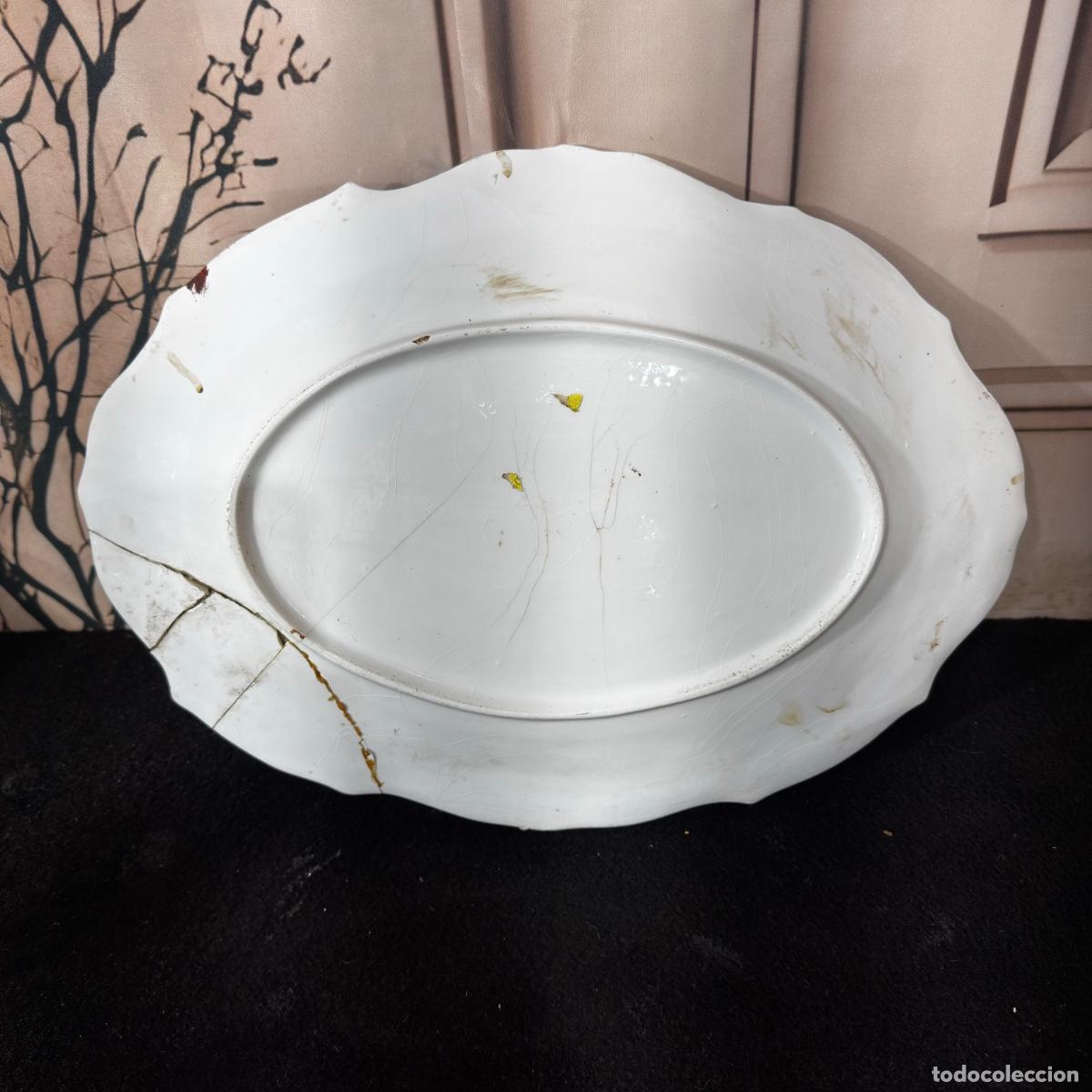 Antig&uuml;edades: Antigua Sopera de Porcelana - Foto 5