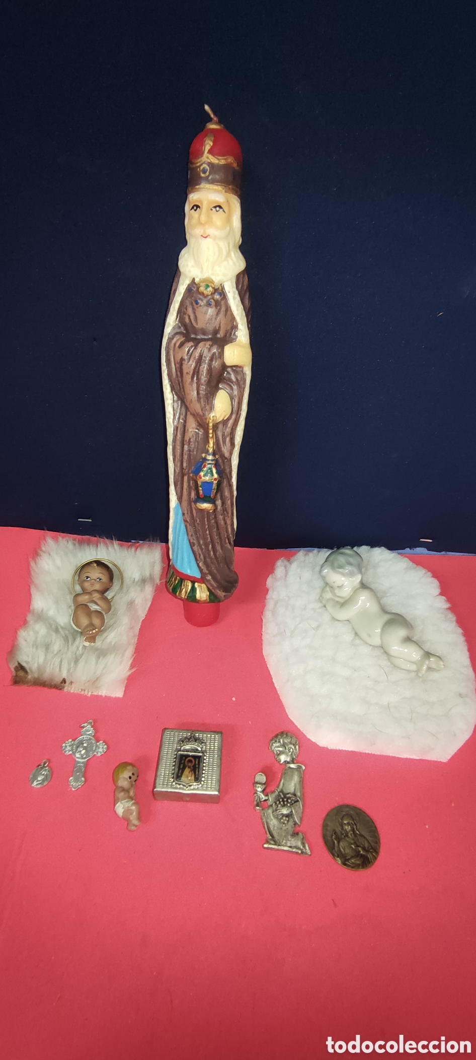 Antig&uuml;edades: Lote de art&iacute;culos religiosos - Foto 2