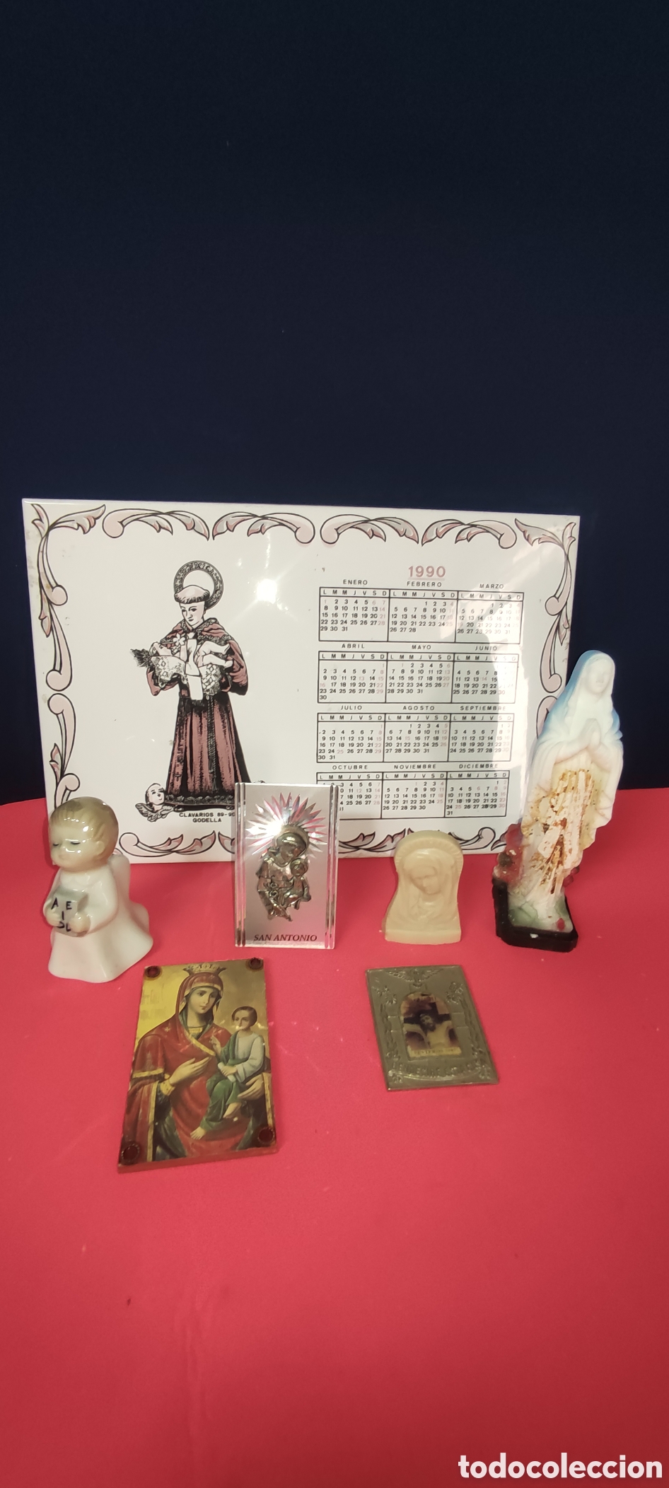 Antig&uuml;edades: Lote de art&iacute;culos religiosos - Foto 2