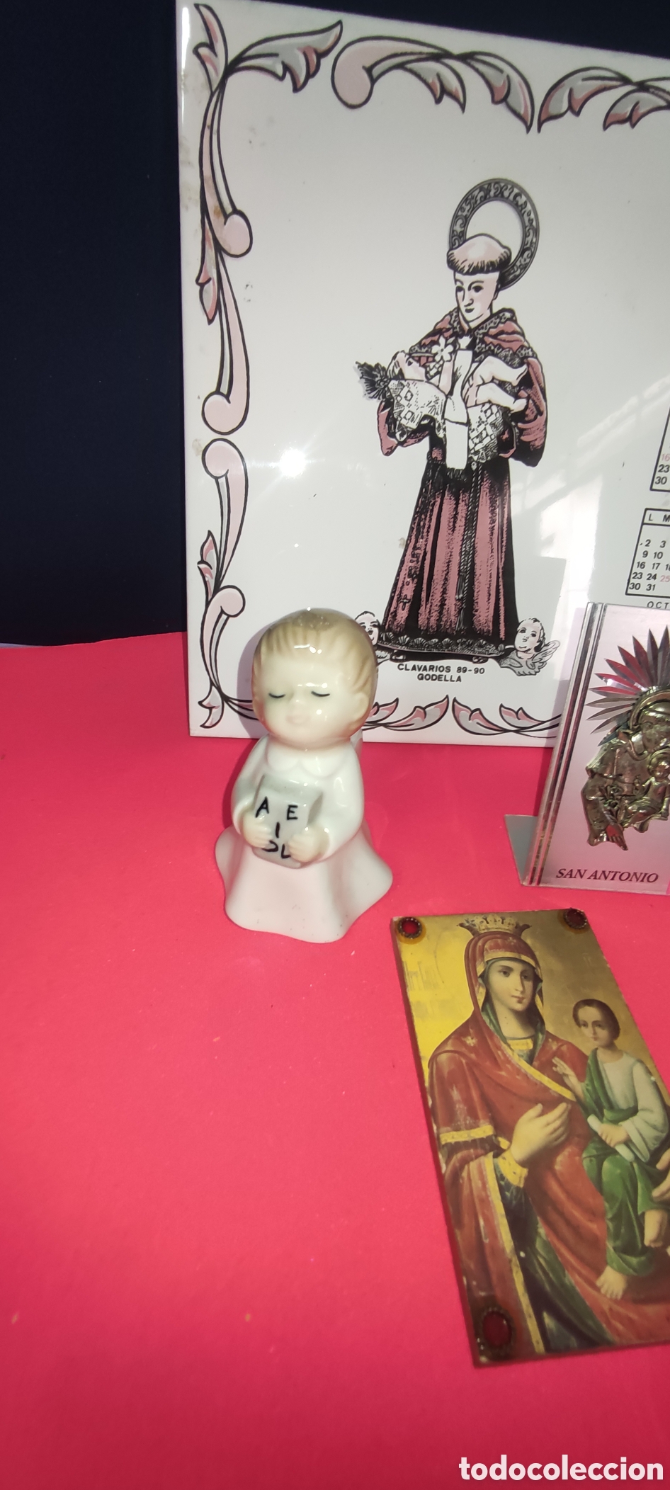 Antig&uuml;edades: Lote de art&iacute;culos religiosos - Foto 3