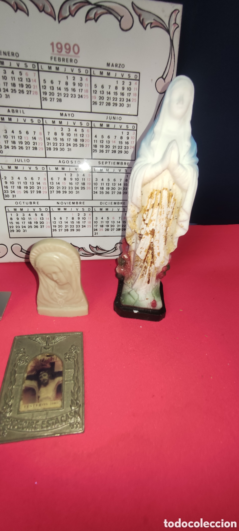 Antig&uuml;edades: Lote de art&iacute;culos religiosos - Foto 6