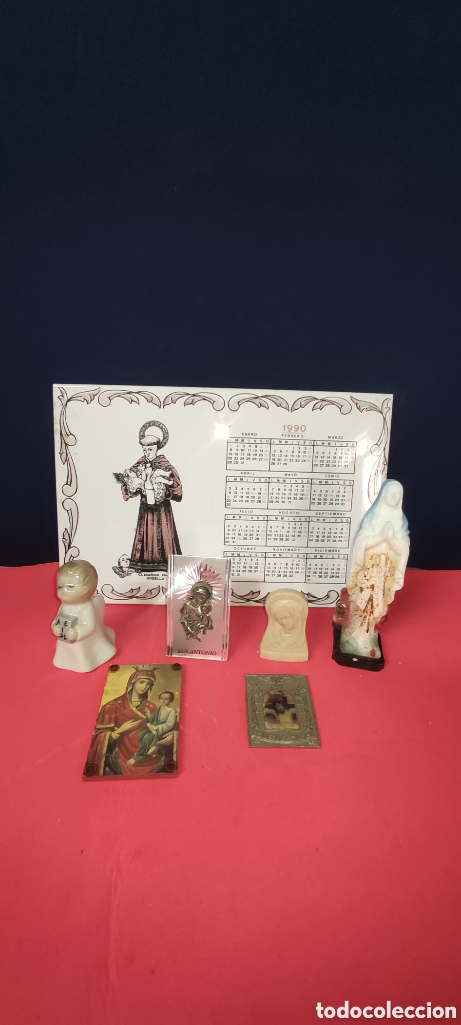 Antig&uuml;edades: Lote de art&iacute;culos religiosos - Foto 8