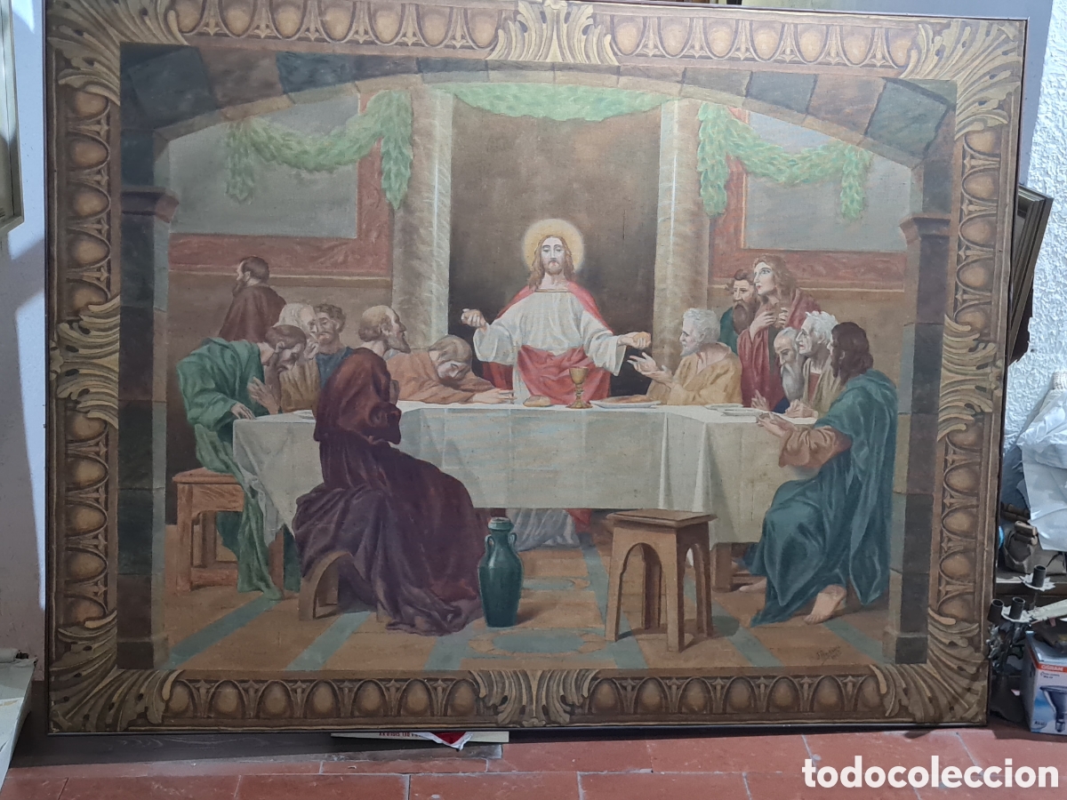 Antig&uuml;edades: &Uacute;ltima cena gran tama&ntilde;o 1923 - Foto 1