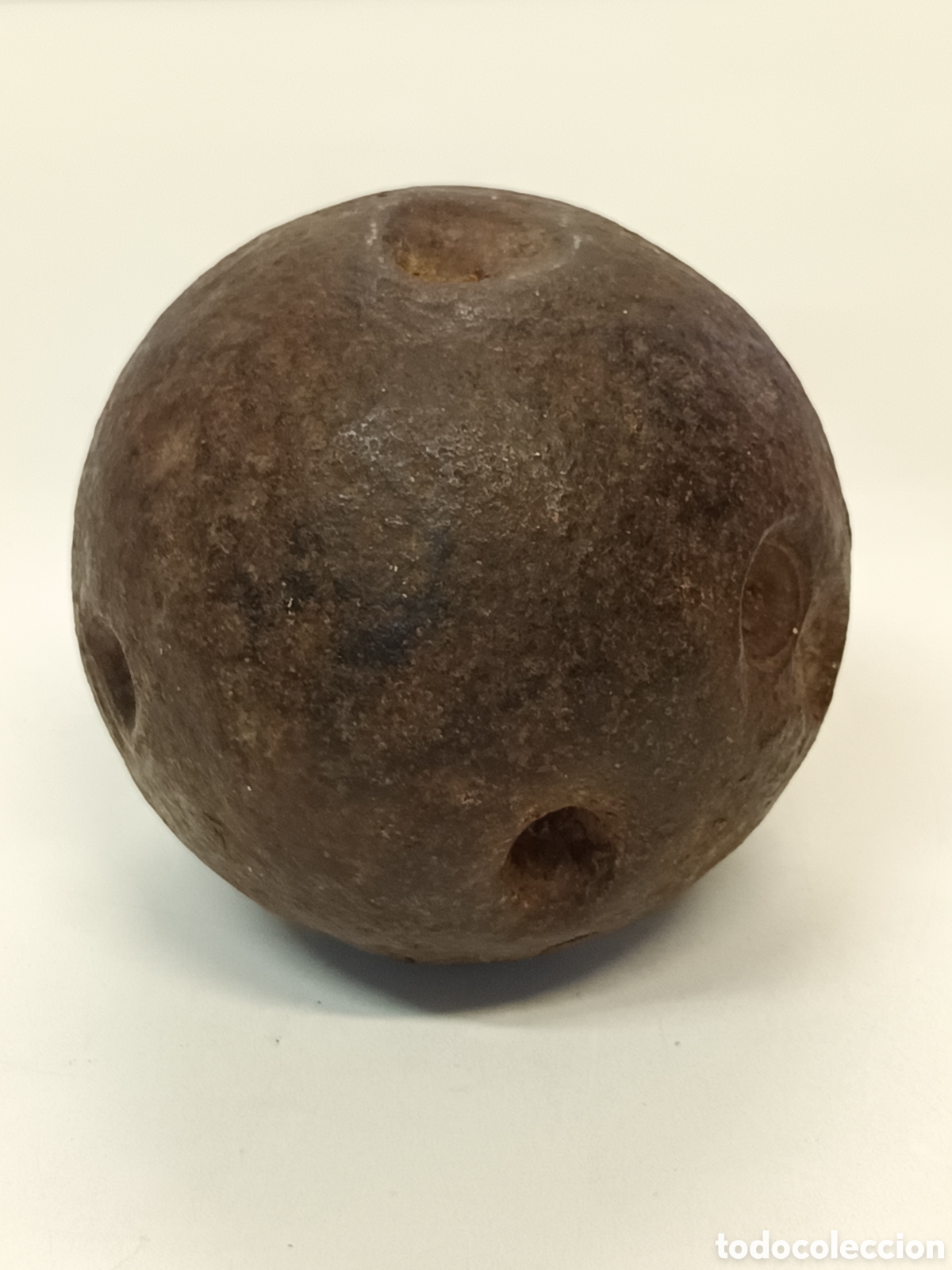 Antig&uuml;edades: Antigua bala bola de ca&ntilde;&oacute;n - Foto 3
