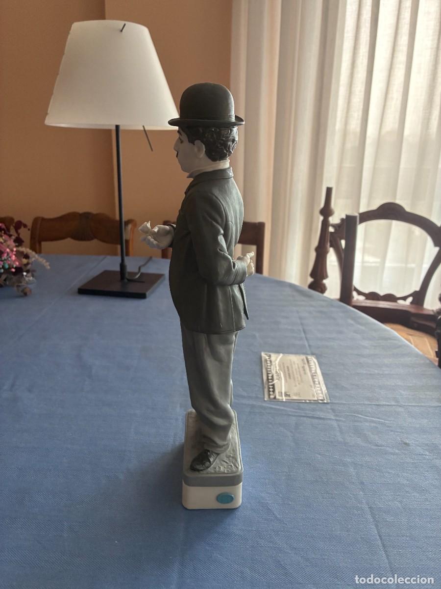 Antig&uuml;edades: Estatuilla Charles Chaplin Algora Porcelana - Foto 4