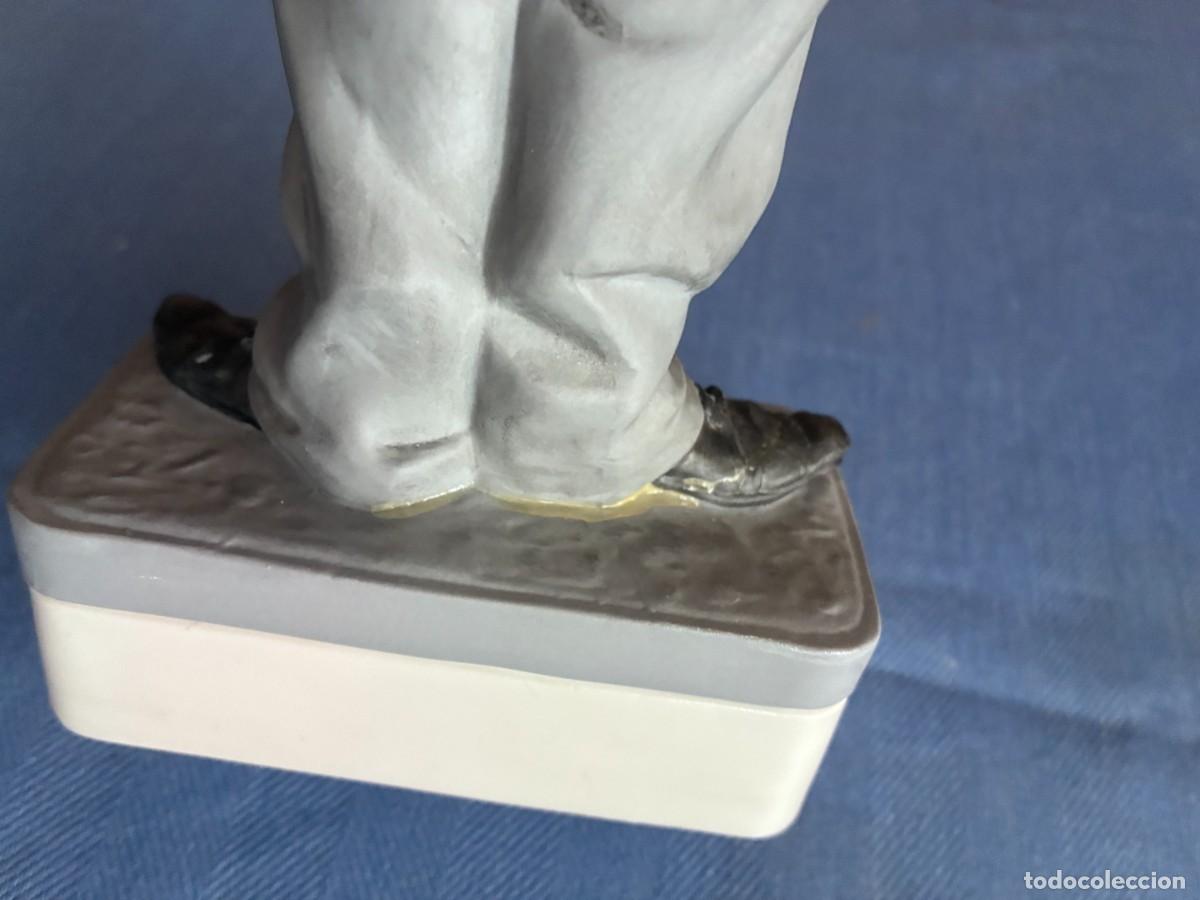 Antig&uuml;edades: Estatuilla Charles Chaplin Algora Porcelana - Foto 9