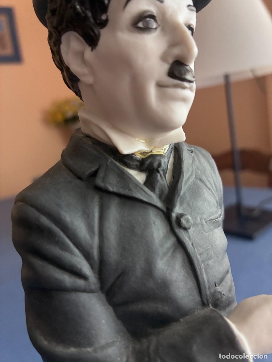 Antig&uuml;edades: Estatuilla Charles Chaplin Algora Porcelana - Foto 11