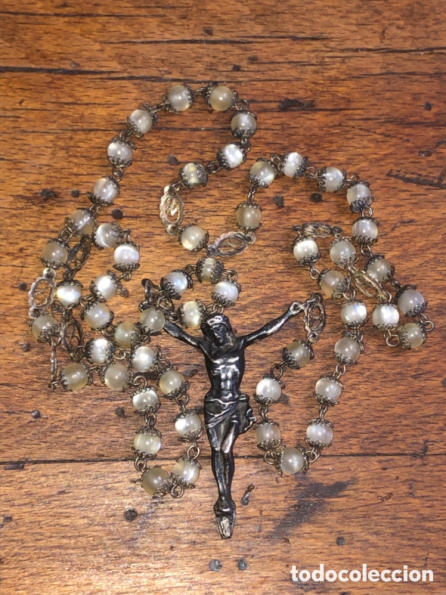 Antig&uuml;edades: Crucifijo antiguo plata - Foto 2