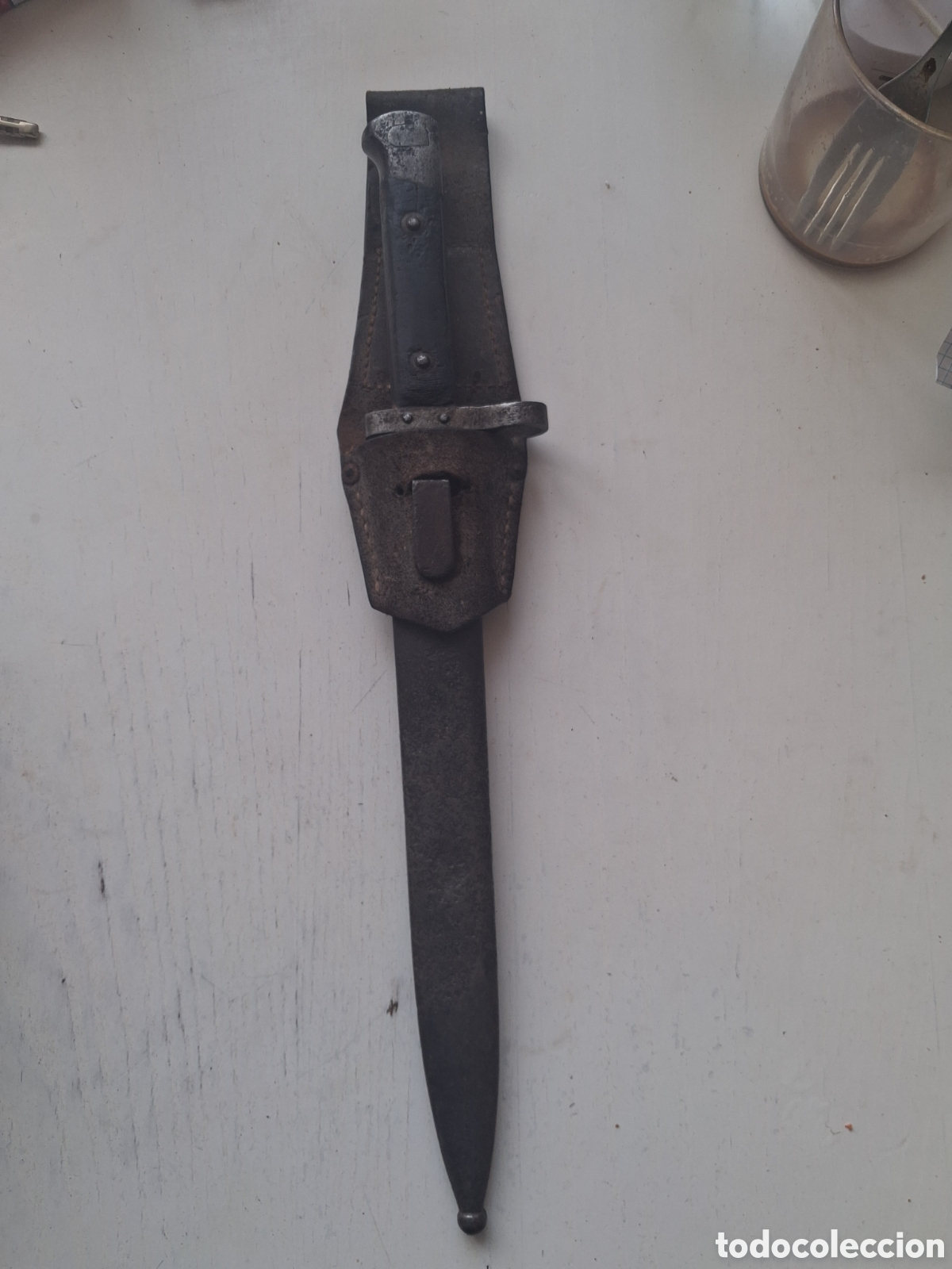 Antig&uuml;edades: Bayoneta Mannlicher con su funda - Foto 3