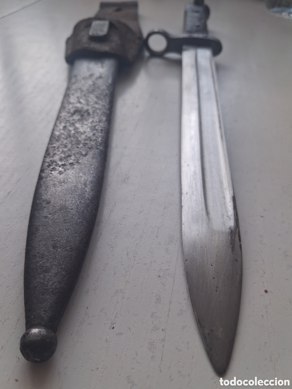 Antig&uuml;edades: Bayoneta Mannlicher con su funda - Foto 12
