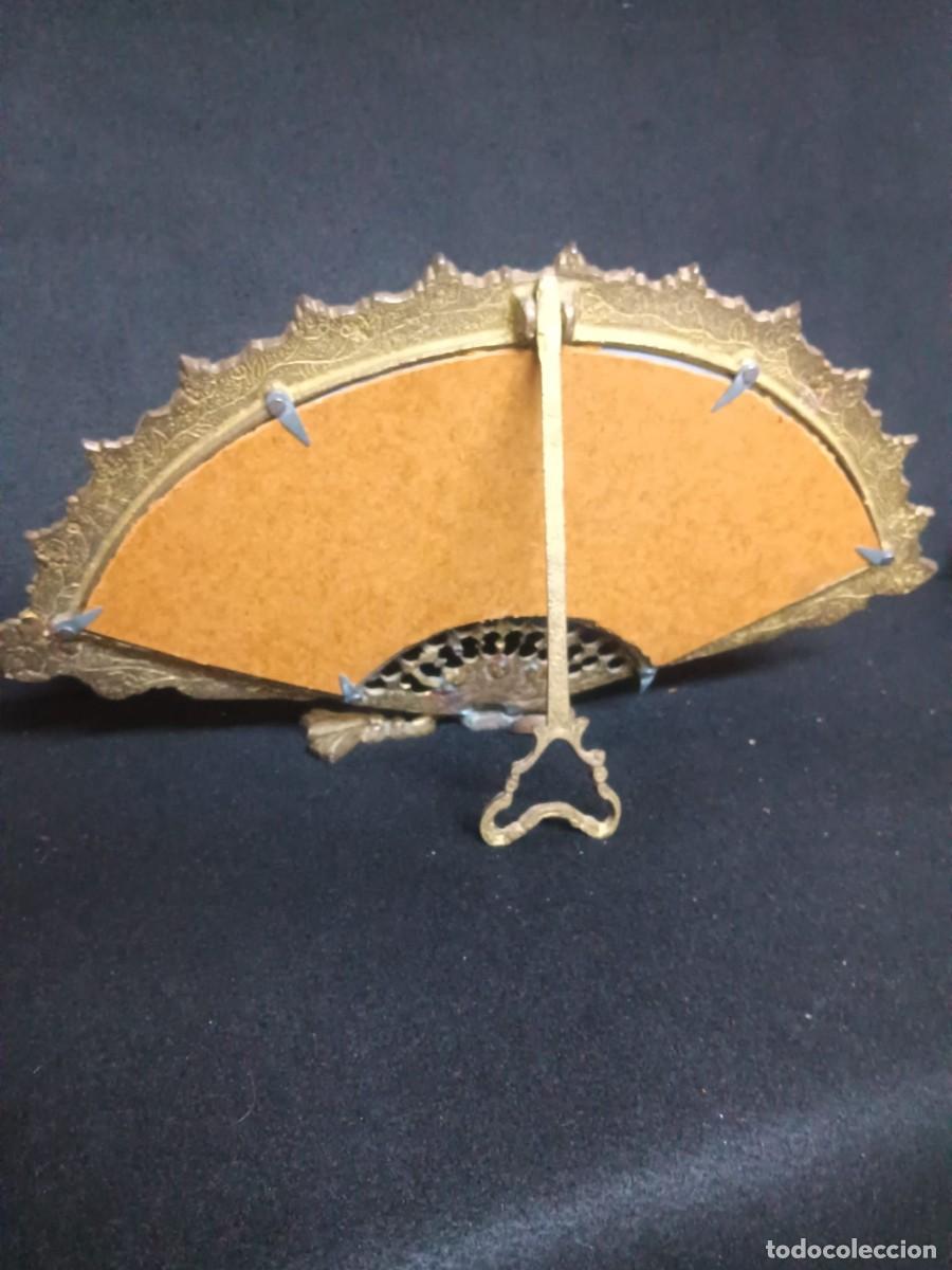 Antig&uuml;edades: ESPEJO ABANICO DE BRONCE - Foto 4