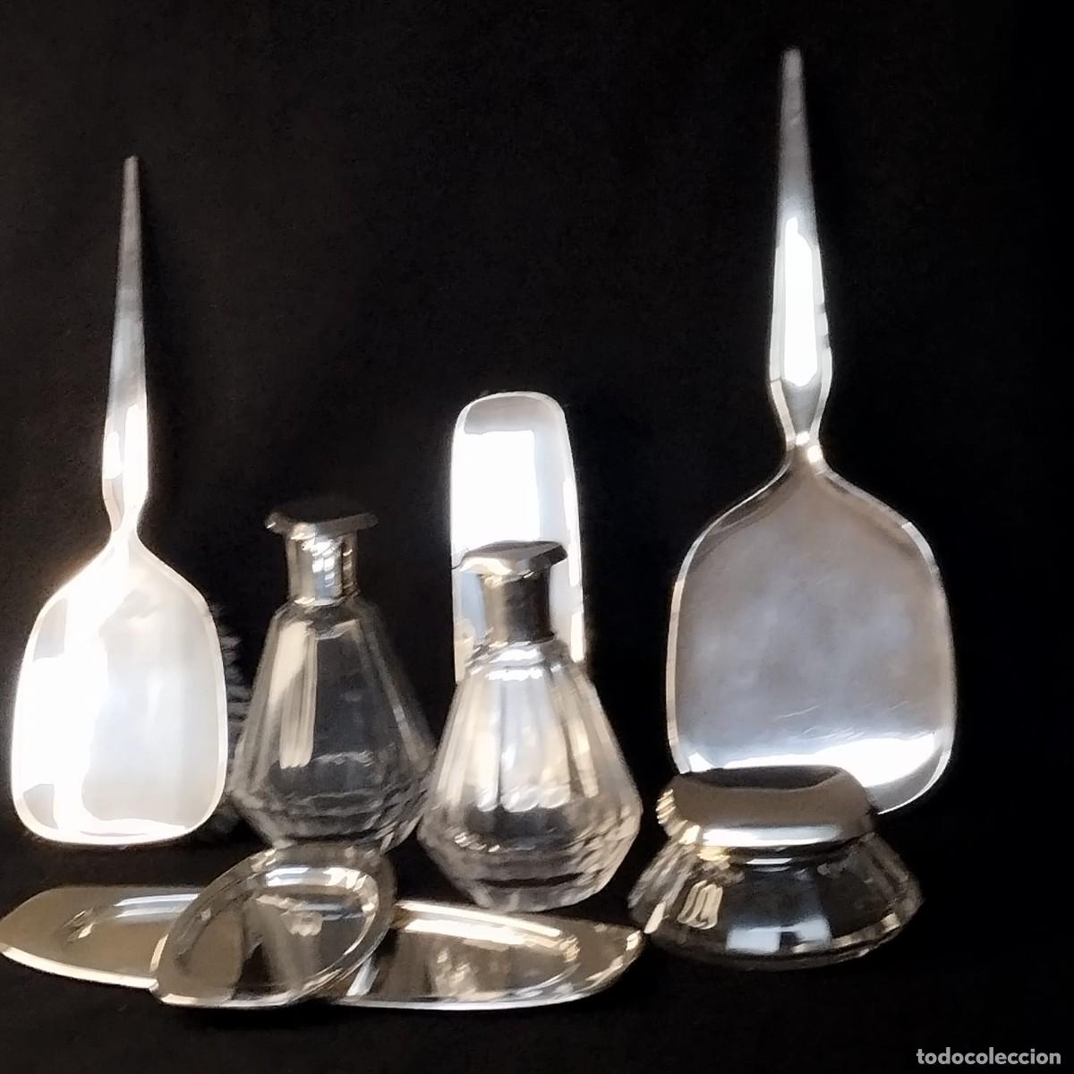 Antig&uuml;edades: JUEGO DE TOCADOR DE PLATA - Foto 2