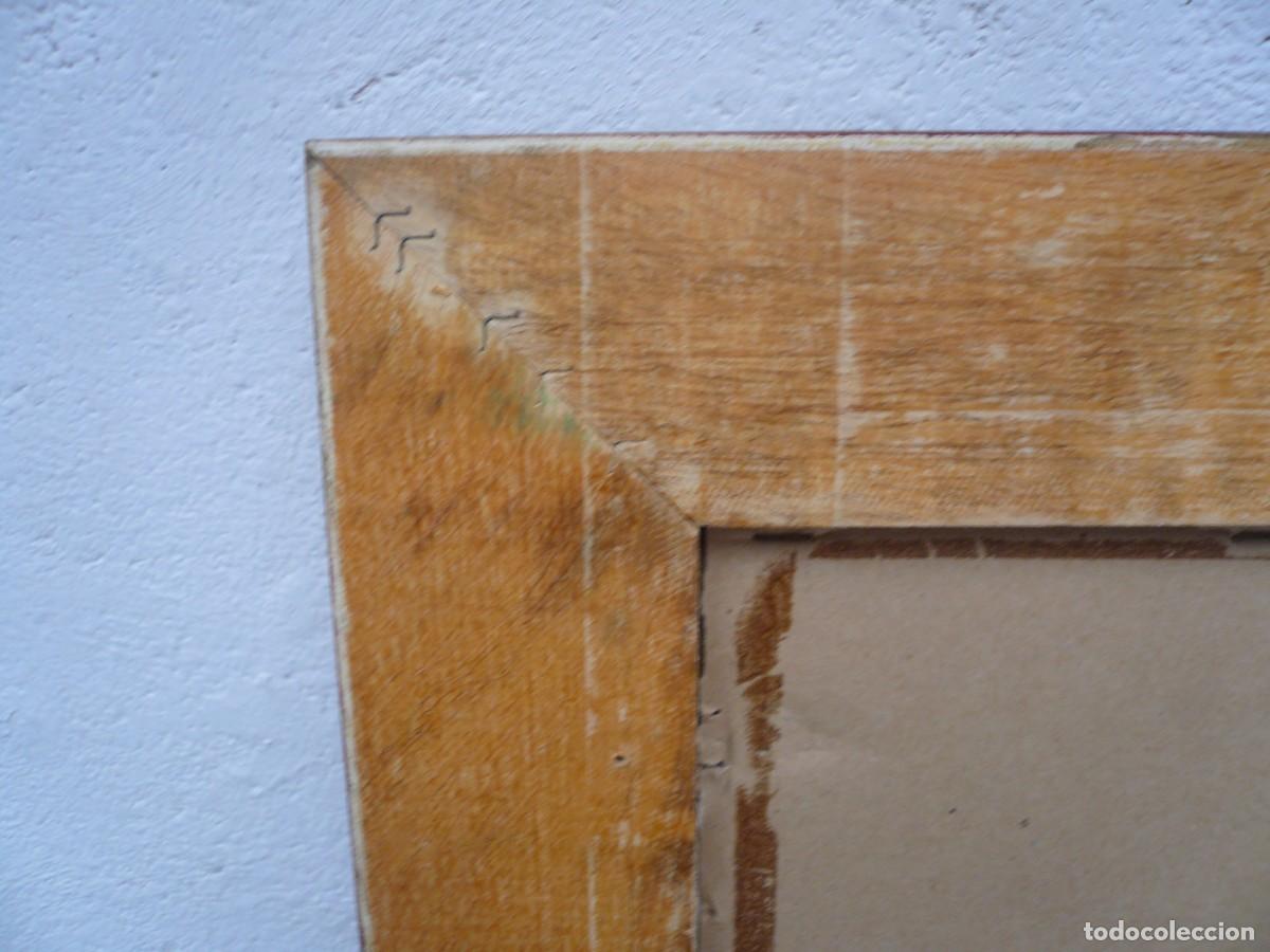 Antig&uuml;edades: MARCO DE MADERA SOBREDORADO - Foto 6