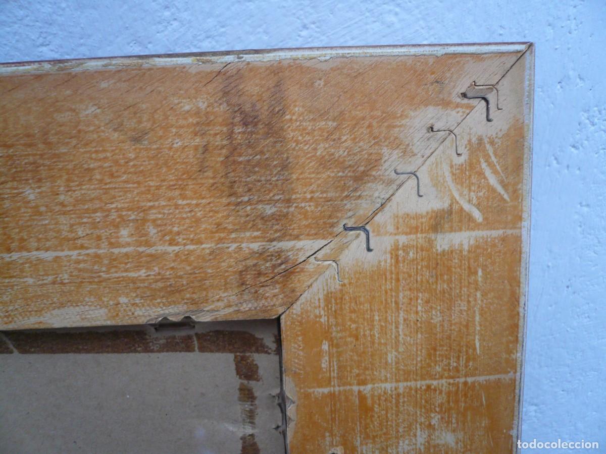 Antig&uuml;edades: MARCO DE MADERA SOBREDORADO - Foto 7