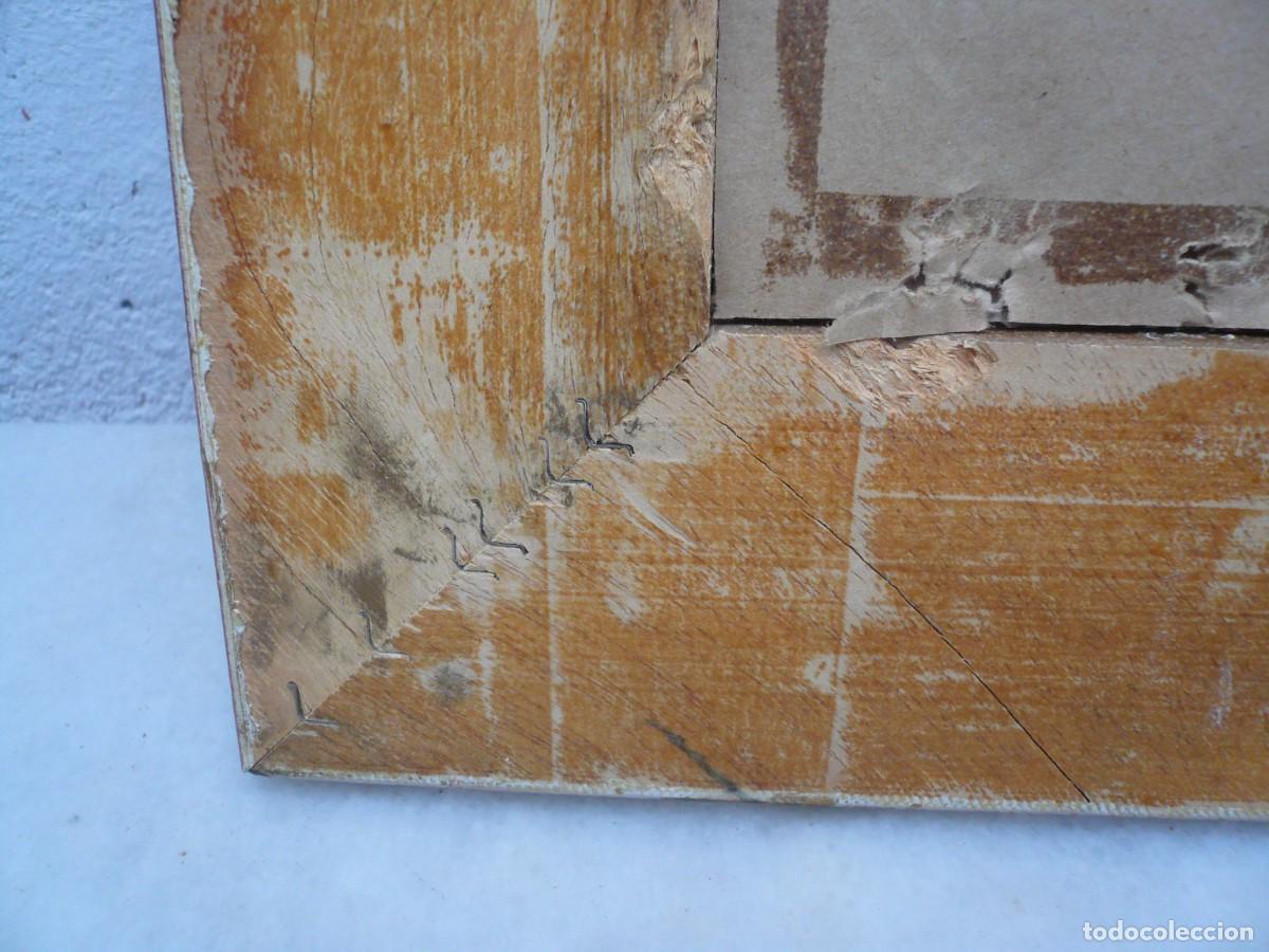 Antig&uuml;edades: MARCO DE MADERA SOBREDORADO - Foto 8