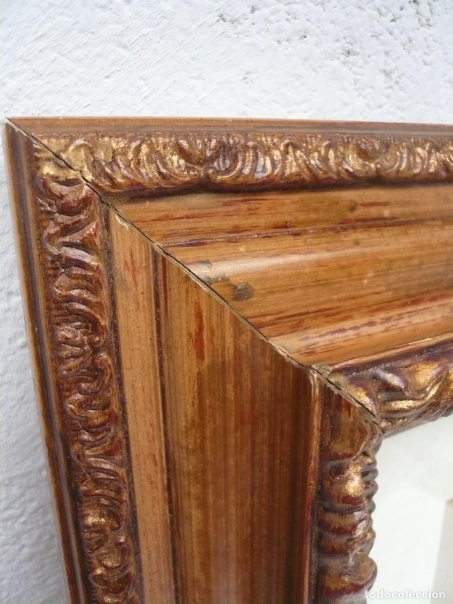 Antig&uuml;edades: MARCO DE MADERA SOBREDORADO - Foto 10