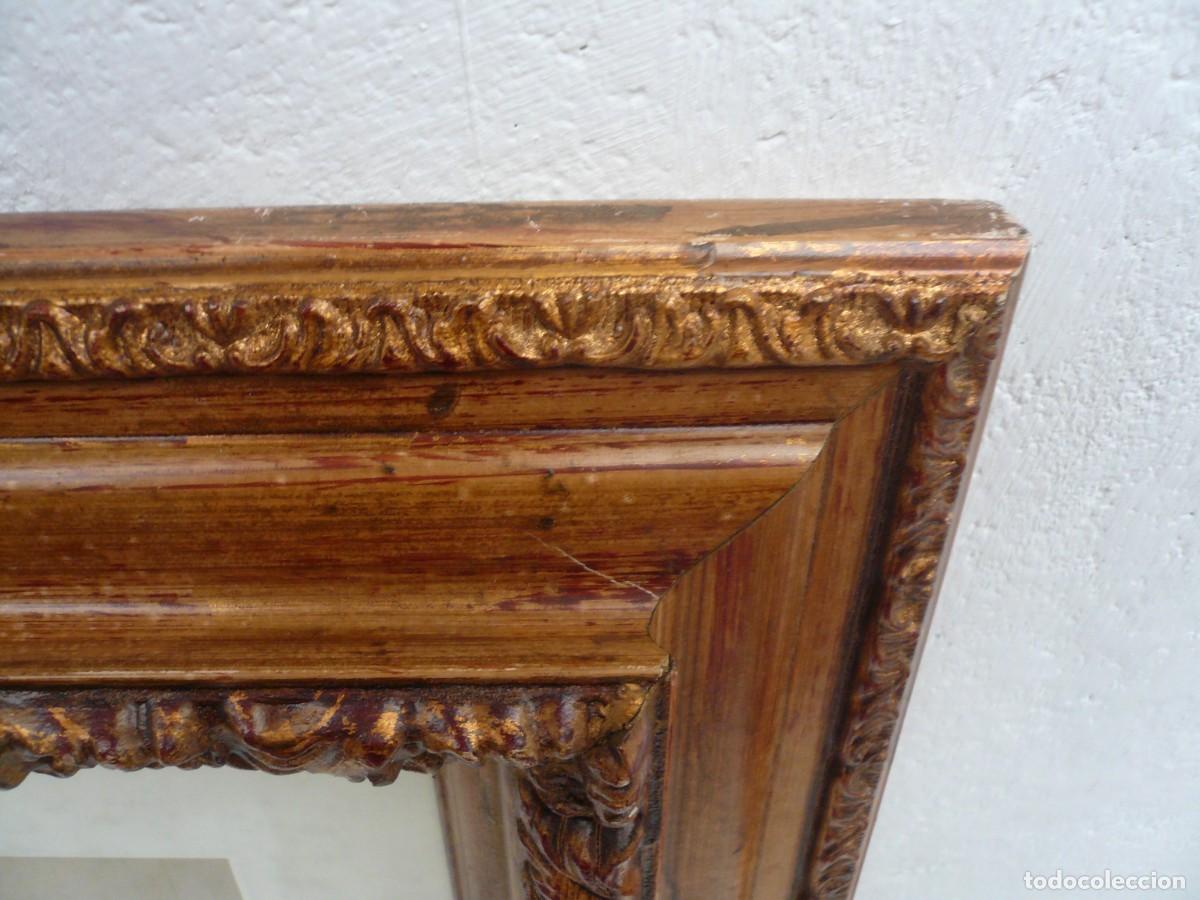 Antig&uuml;edades: MARCO DE MADERA SOBREDORADO - Foto 11