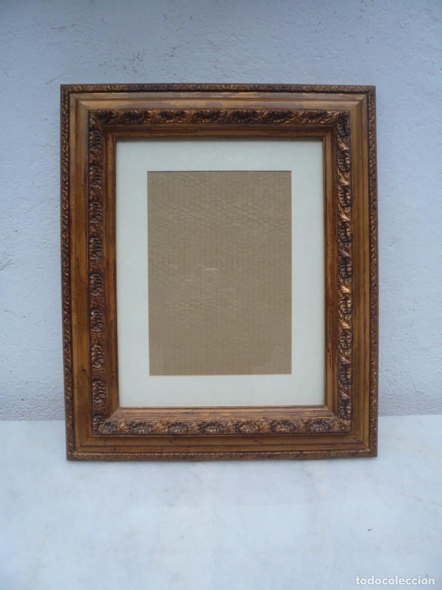 Antig&uuml;edades: MARCO DE MADERA SOBREDORADO - Foto 18