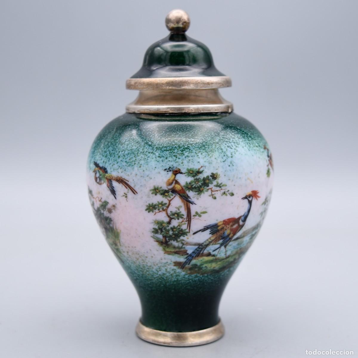 Antig&uuml;edades: Tibor de plata y porcelana - Foto 6