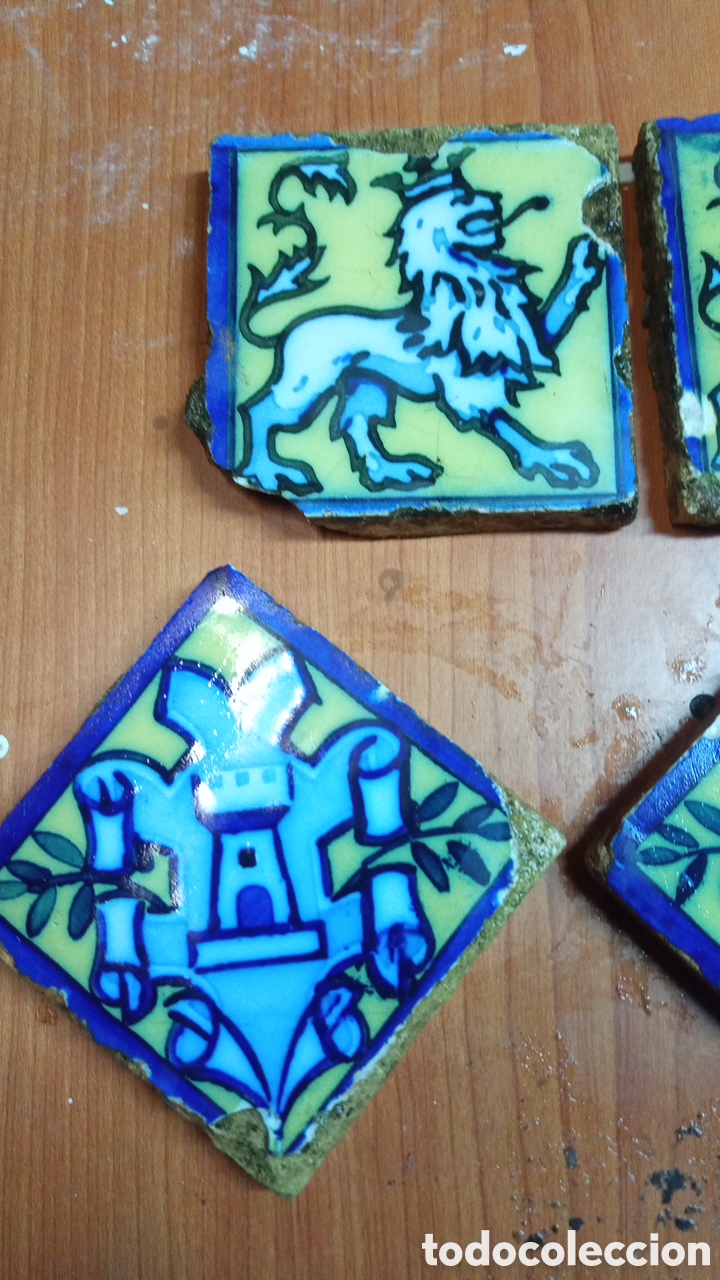 Antig&uuml;edades: Seis azulejos de nolla, Valencia - Foto 2