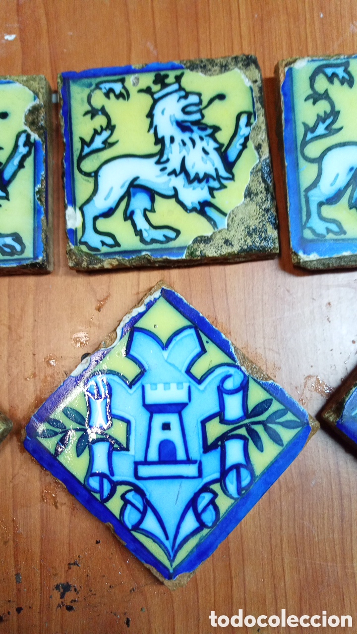 Antig&uuml;edades: Seis azulejos de nolla, Valencia - Foto 3