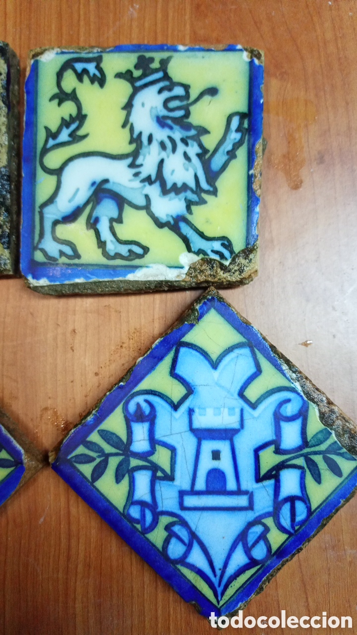 Antig&uuml;edades: Seis azulejos de nolla, Valencia - Foto 5