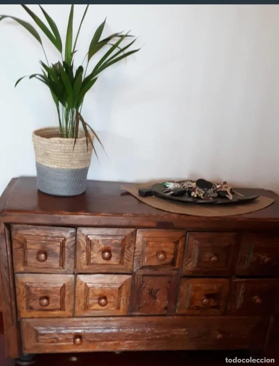 Antig&uuml;edades: ESPECIERO ANTIGUO. Mueble de madera con cajones - Foto 4