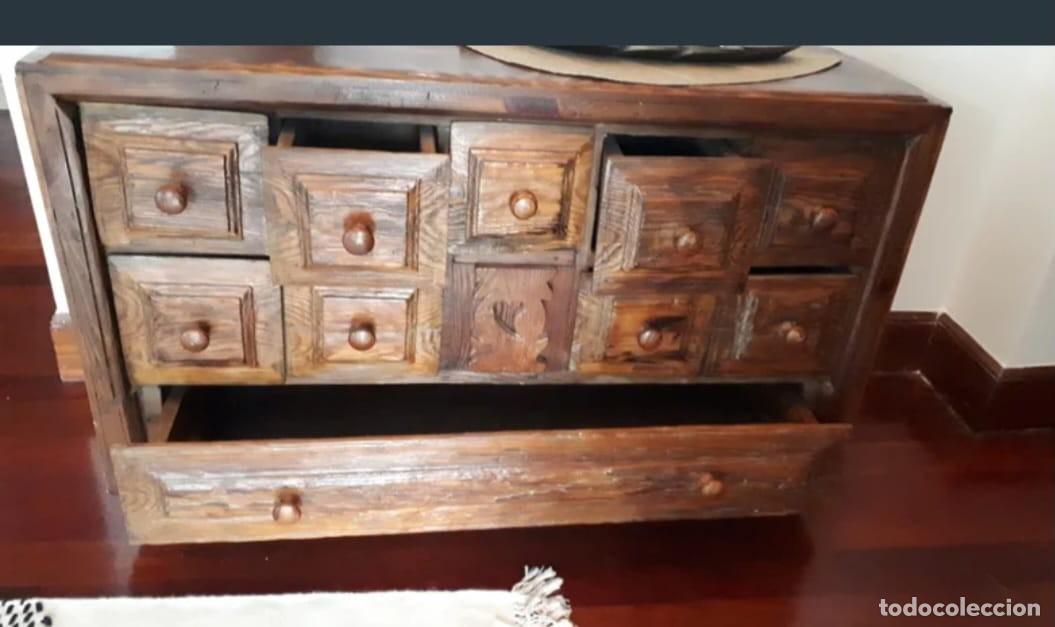 Antig&uuml;edades: ESPECIERO ANTIGUO. Mueble de madera con cajones - Foto 5
