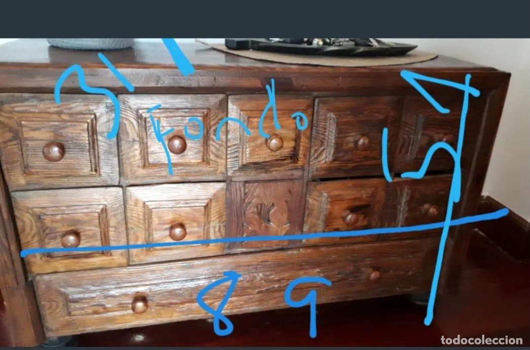 Antig&uuml;edades: ESPECIERO ANTIGUO. Mueble de madera con cajones - Foto 8